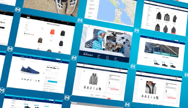 Captura de tela do ASICS e do MuleSoft eCommerce