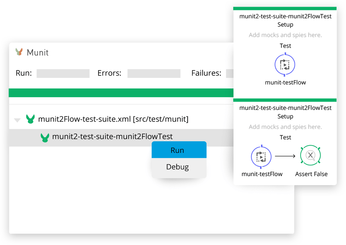 MuleSoft design center test and deploy applications