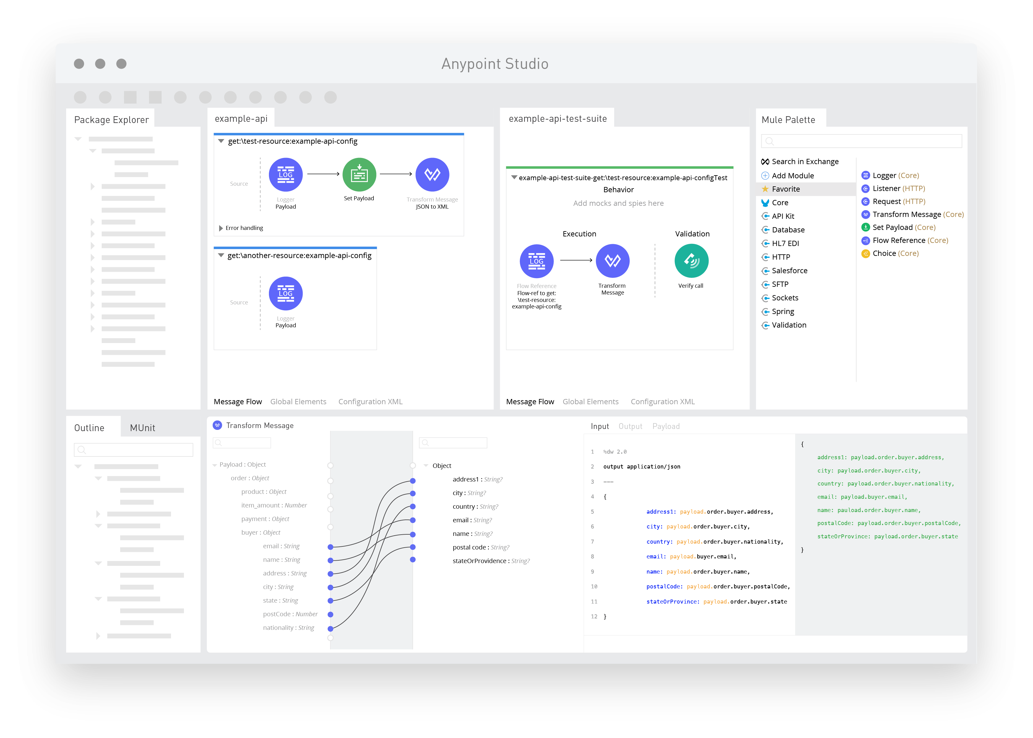 Capture d'écran IDE graphique