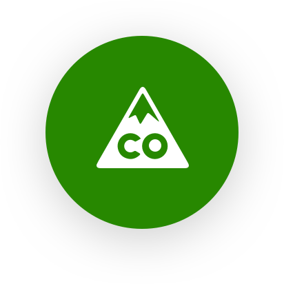 Bundesstaat Colorado Logo