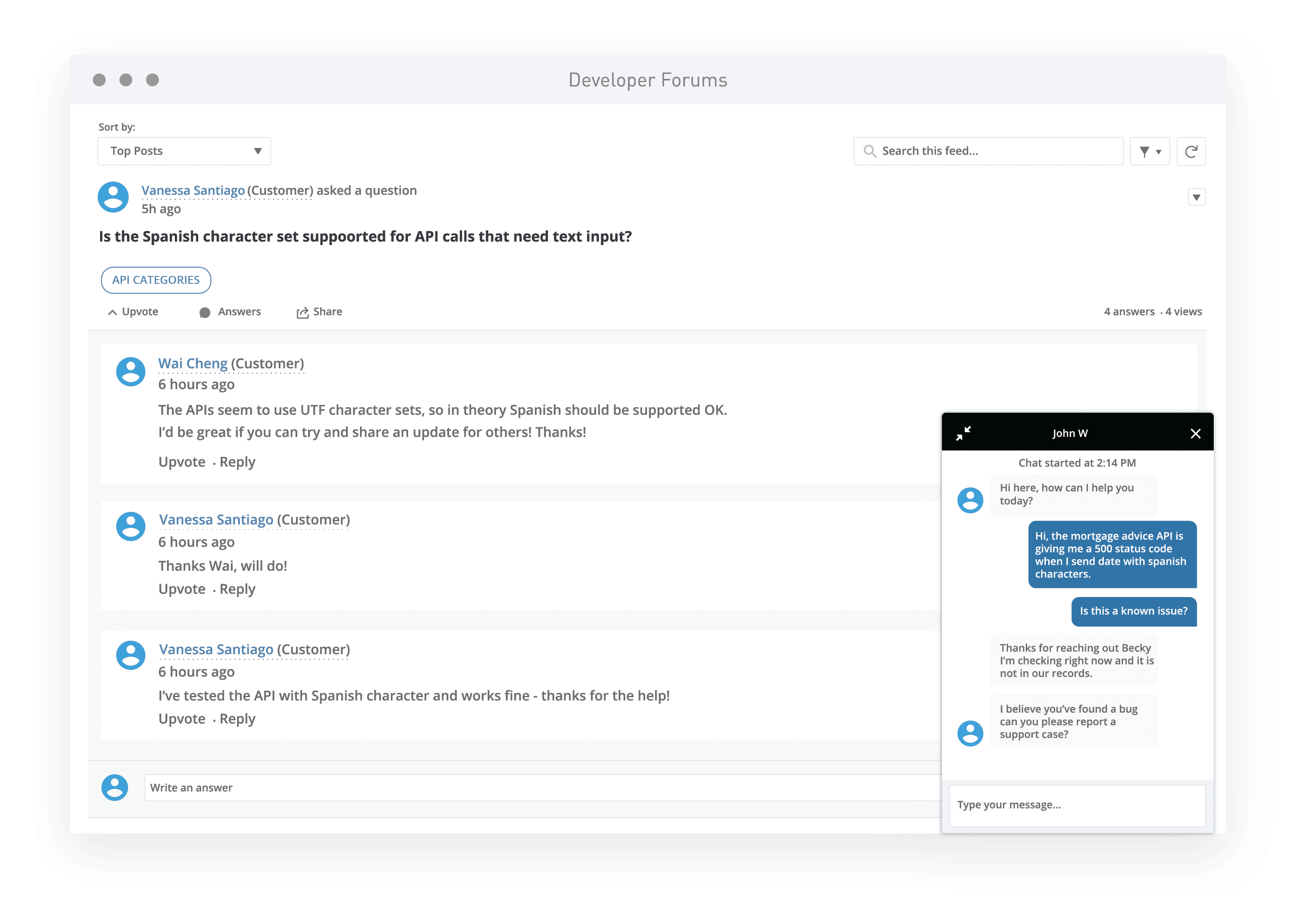 Forums and cases