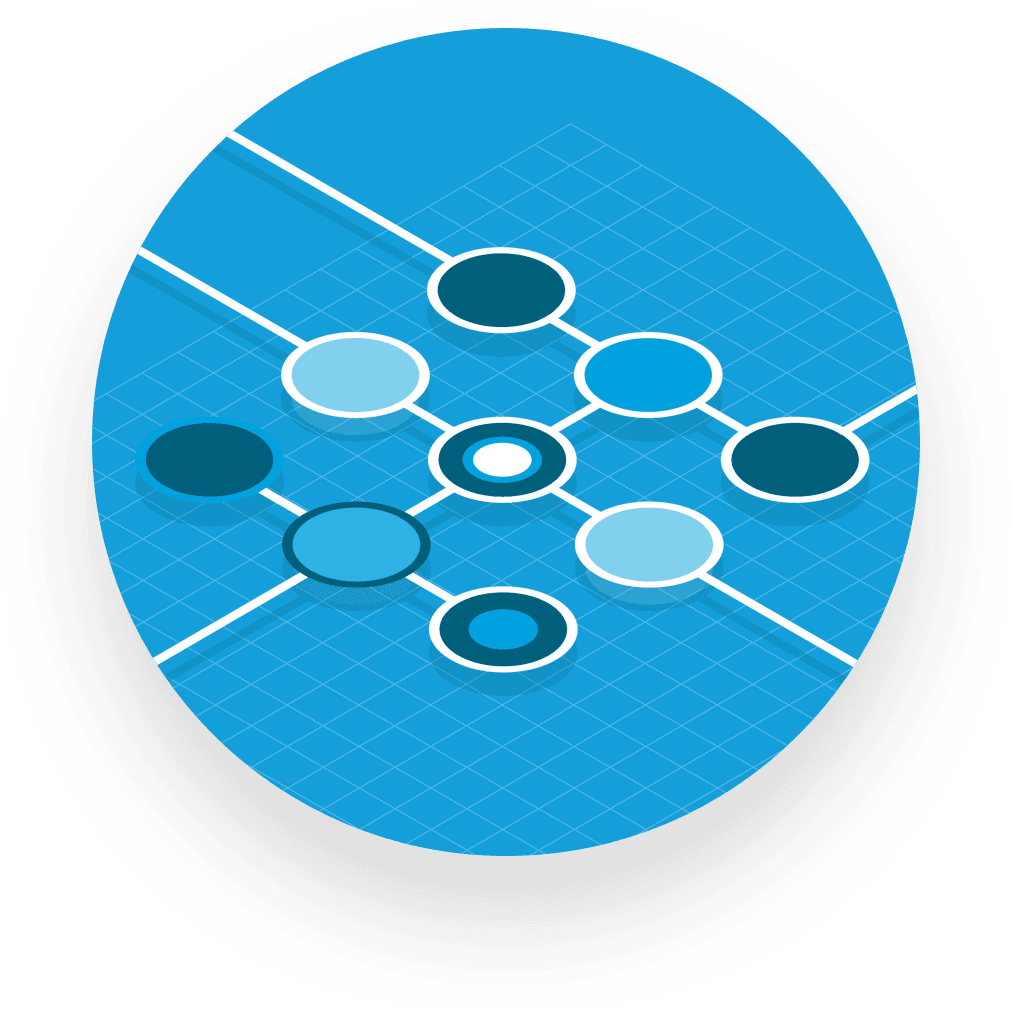 Comment concevoir et gérer des API illustration représentant des points reliés