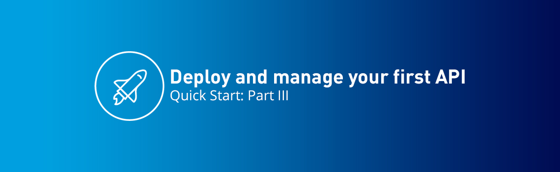 manage your first api