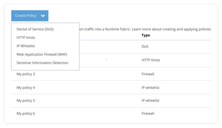 Anypoint Platformが攻撃に対抗できる多階層の防御を構築のスクリーンキャプチャ