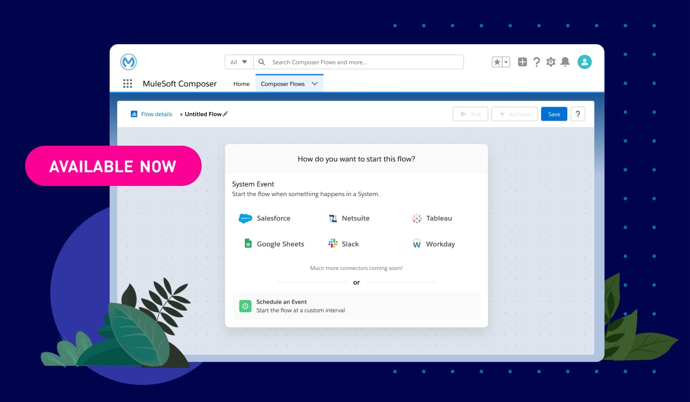 MuleSoft Composer screencapture