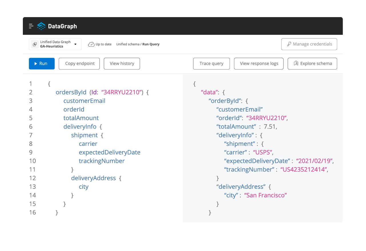 DataGraph consume multiple APIs in a single request UI 