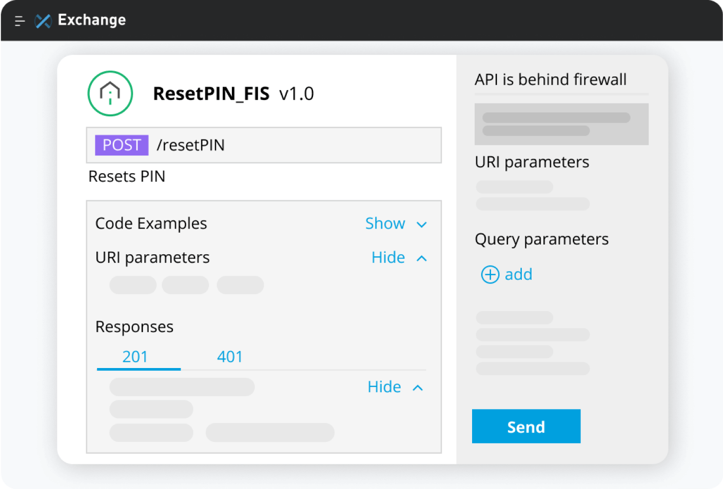 MuleSoft RPA Manager 画面 (自動化を API として Anypoint Exchange に共有。RPA プロセスの呼び出しと再利用を実施するための機能)