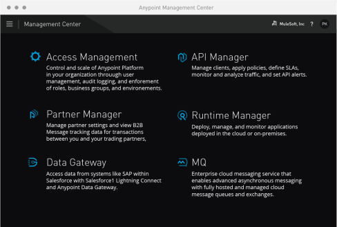 Anypoint Management Center