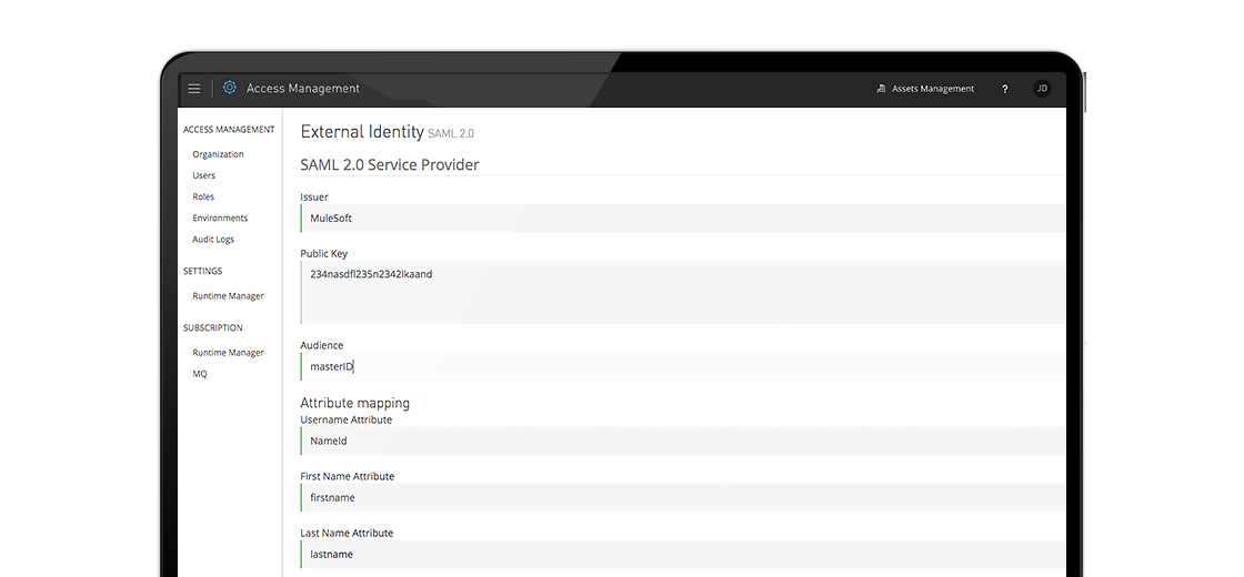 External Identity