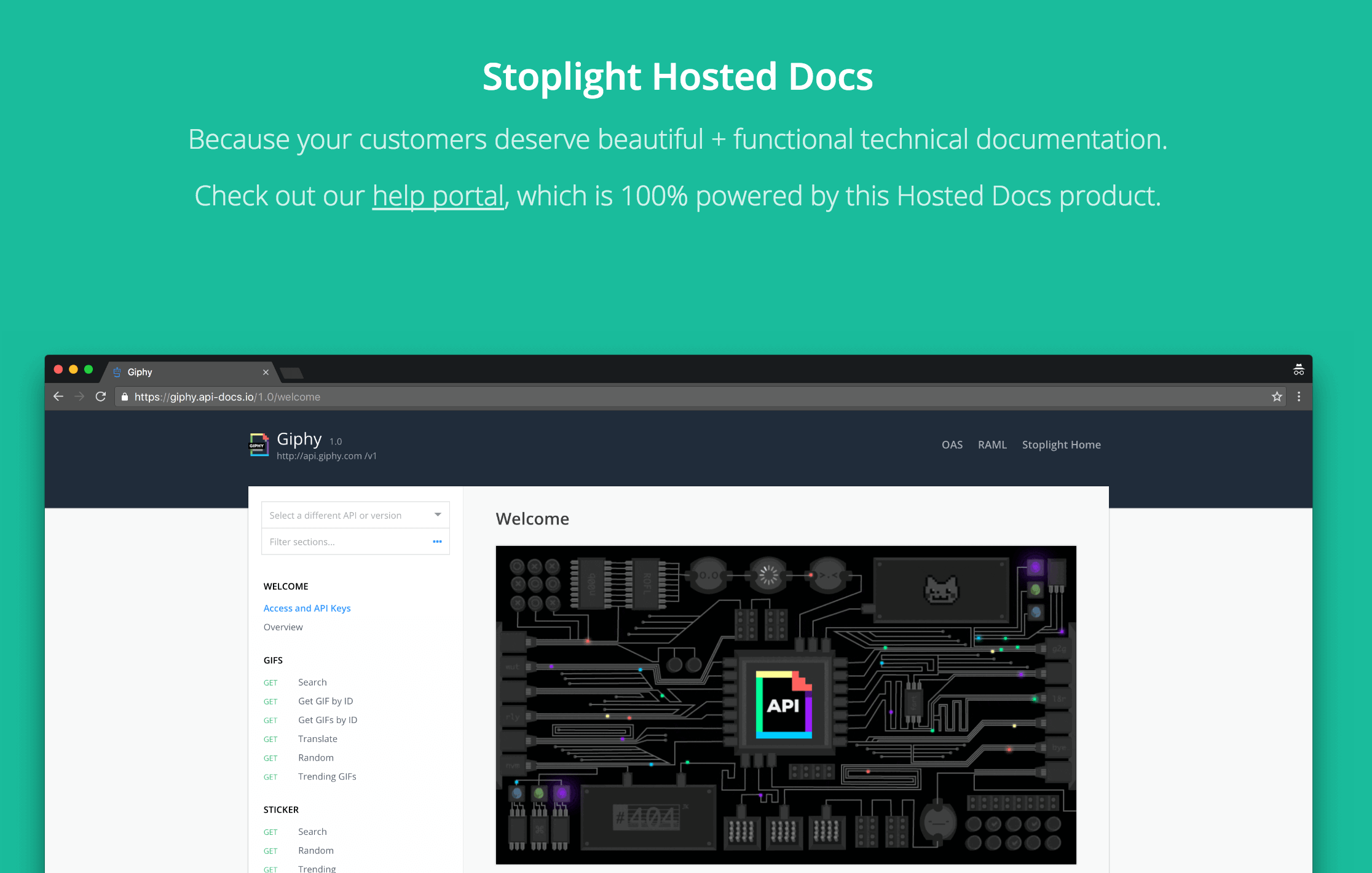 Stoplight Hosted Docs