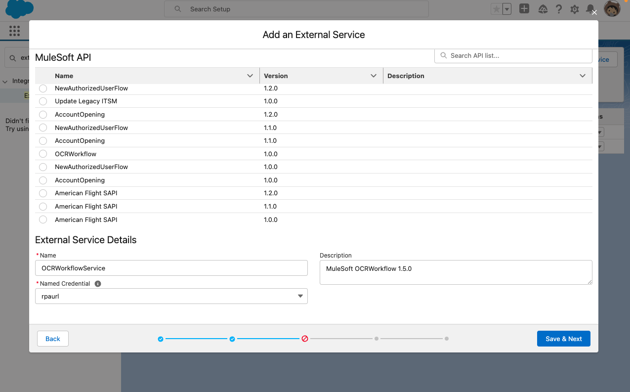 Add an External Service