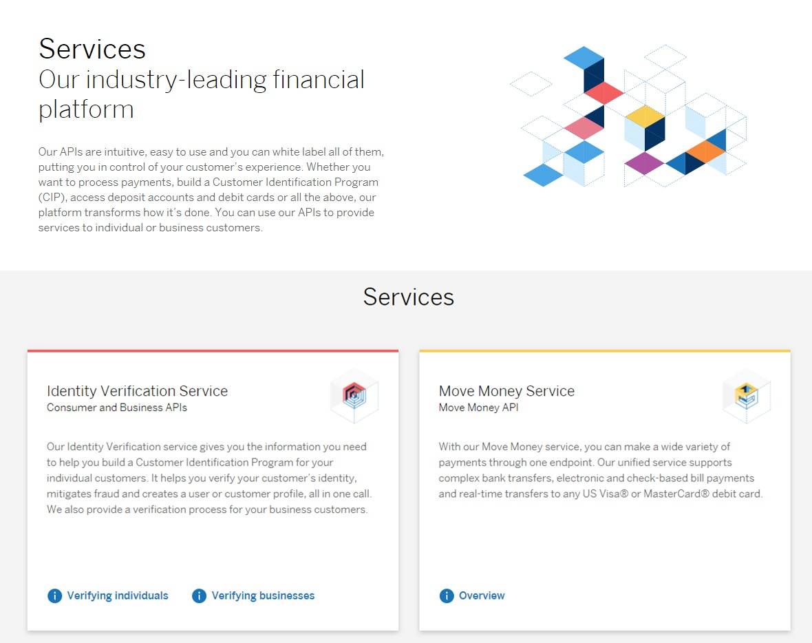 Figure 1: BBVA's services home page greets you with a clearly articulated UVP, which is something that's sadly missing from many API developer portals.