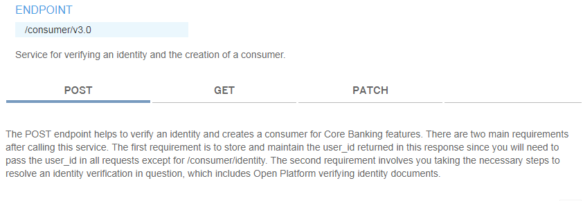 Figure 12: BBVA's reference documents never assume a user has a complete understanding of a resource, so the bank includes notes that explain them.