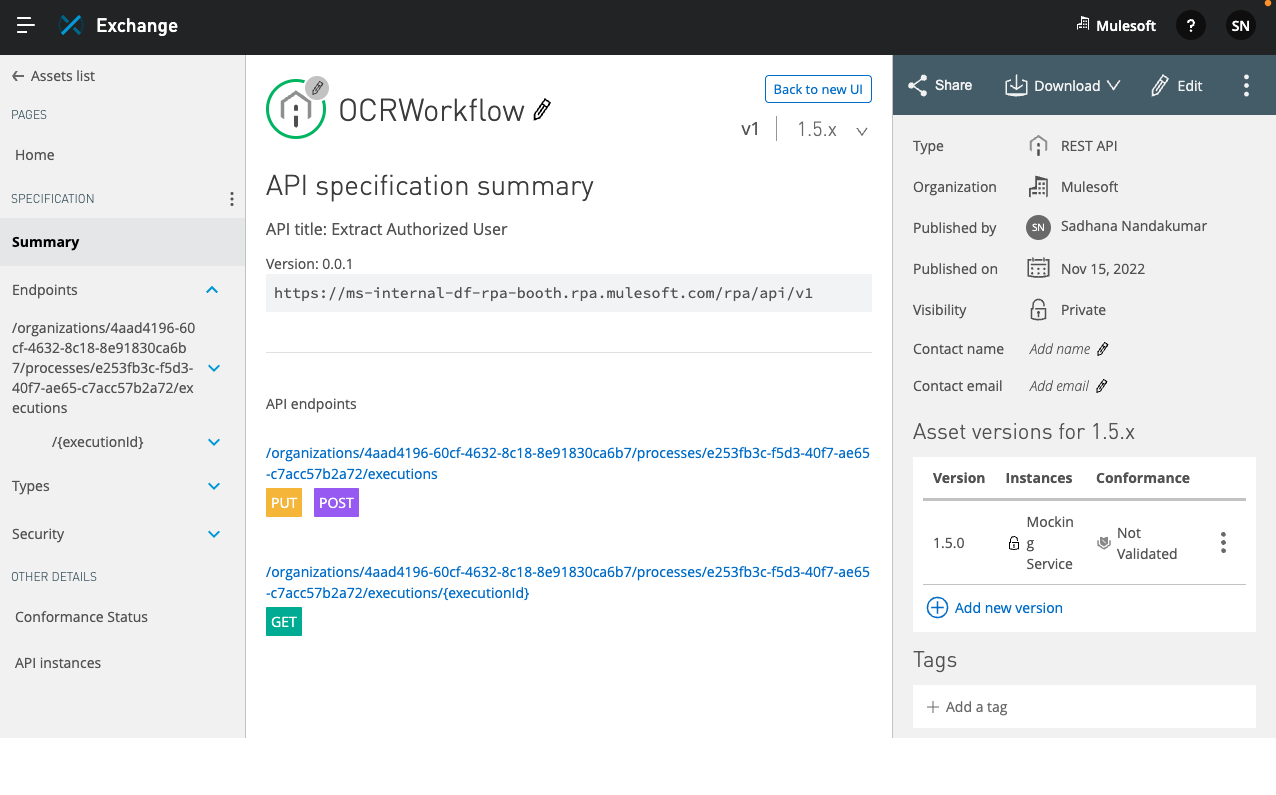 OCR workflow summary