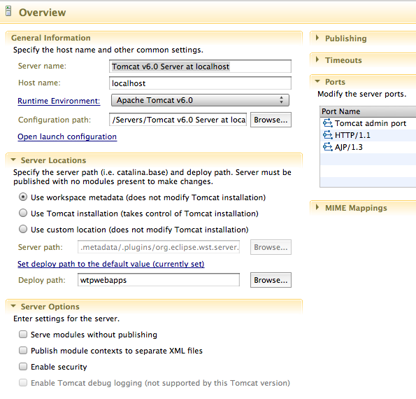 figure9 Как подключить tomcat к eclipse