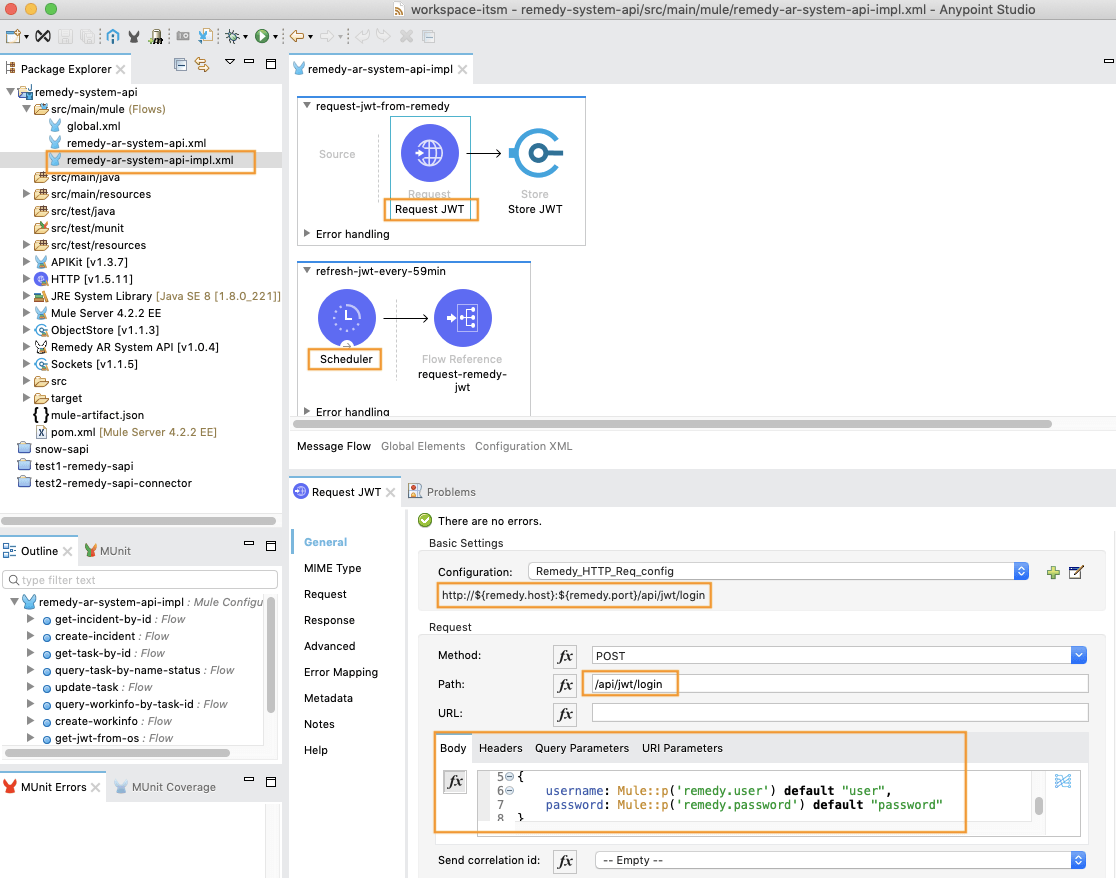 Get Remedy API authentication token
