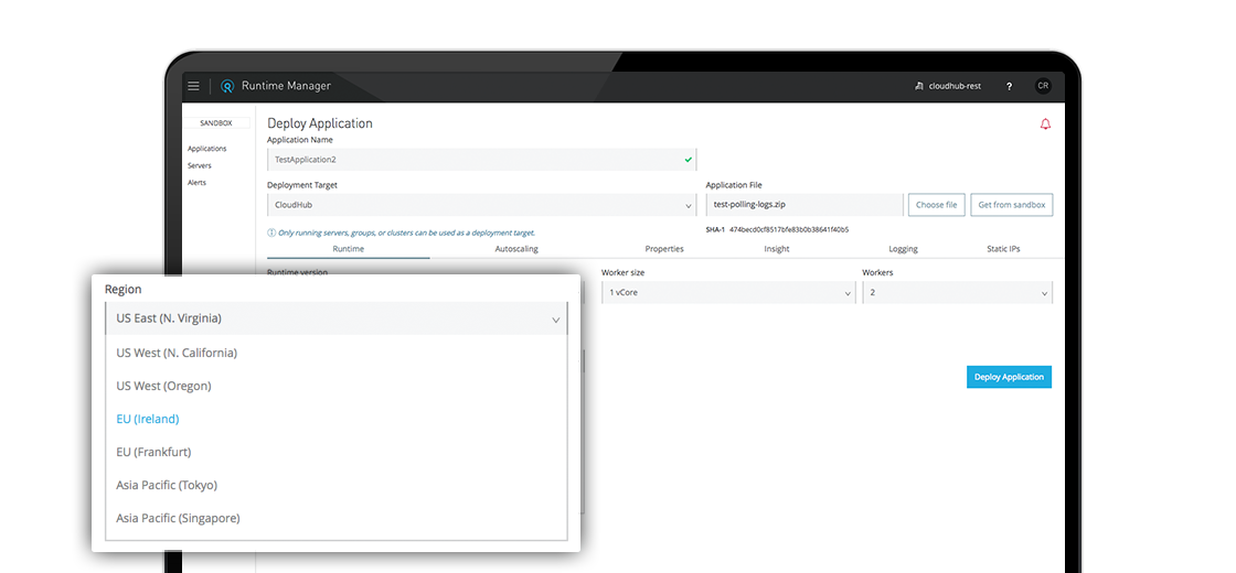 CloudHub gobal availability