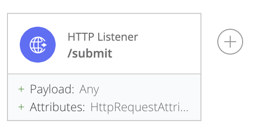submit HTTP listener