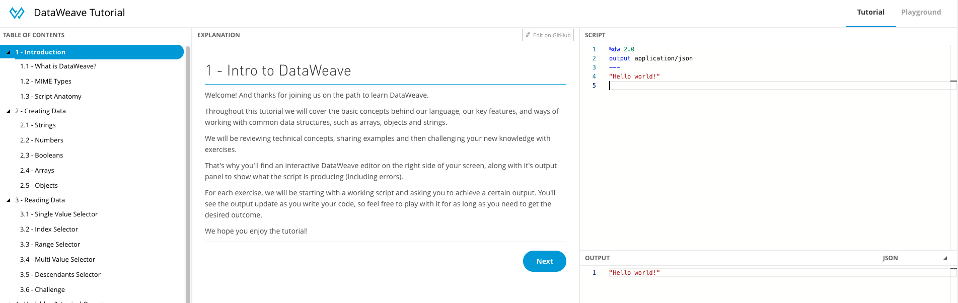 dataweave