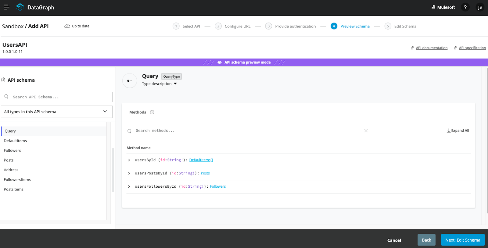 api schema
