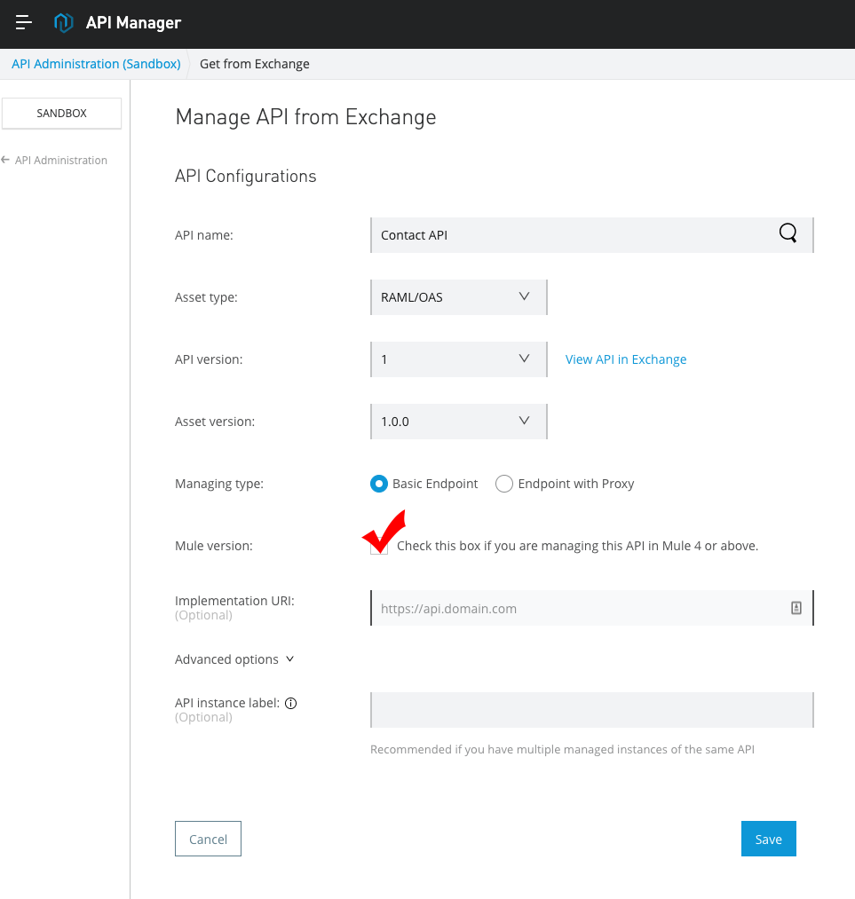 api manager mulesoft