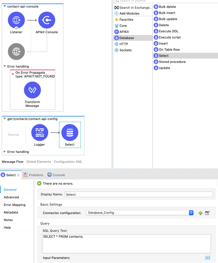 contact api canvas