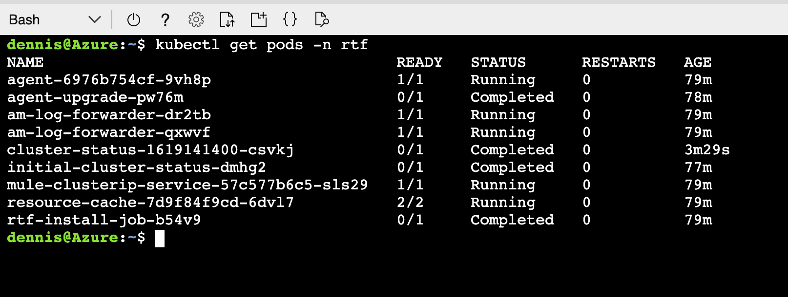 rtf running